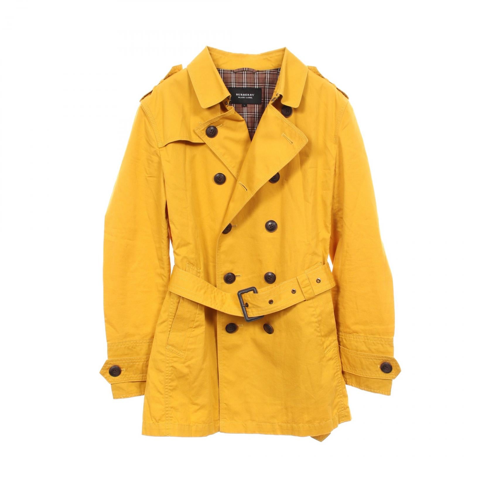 Burberry Black Label Cotton Trench Coat