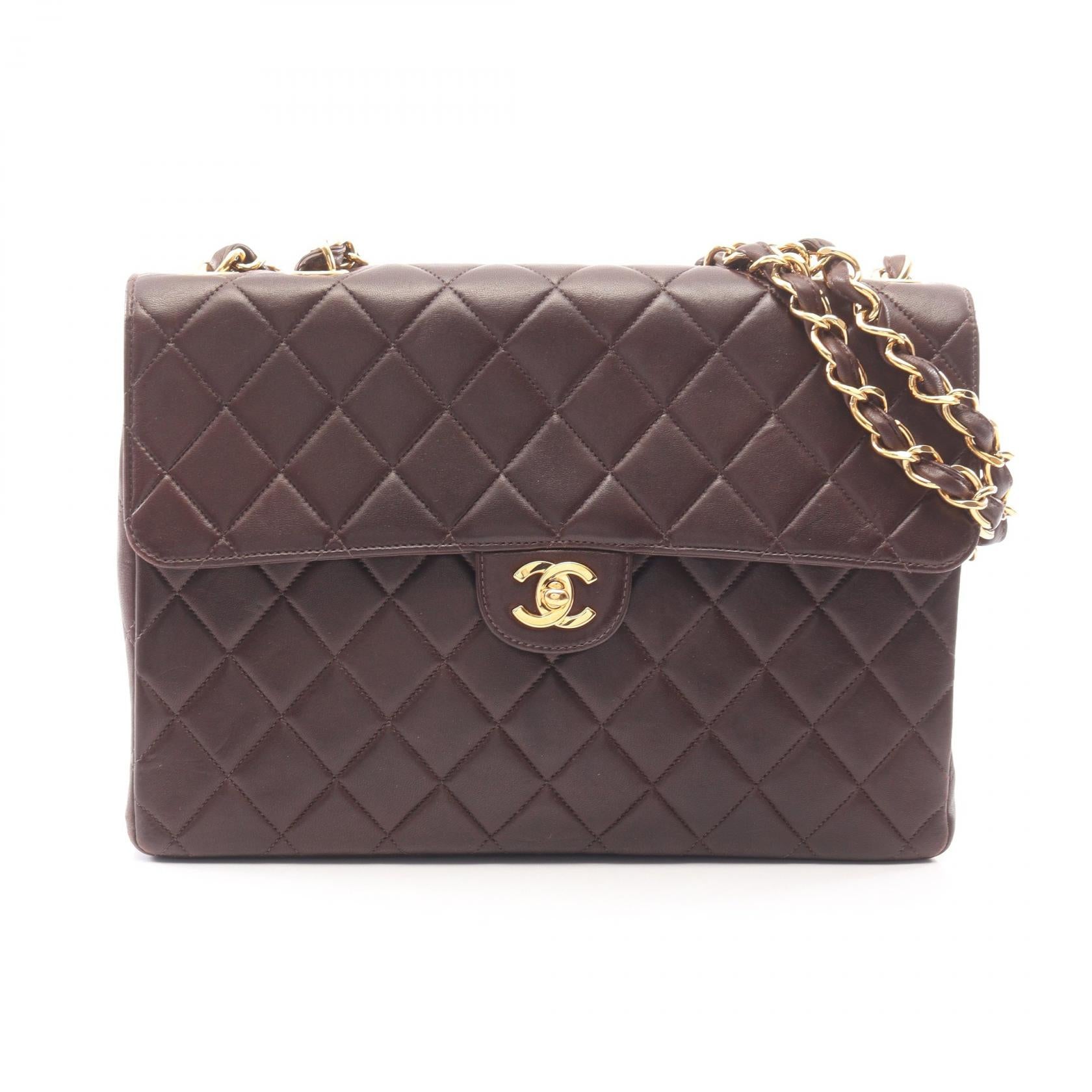 CHANEL Lambskin Shoulder Bag