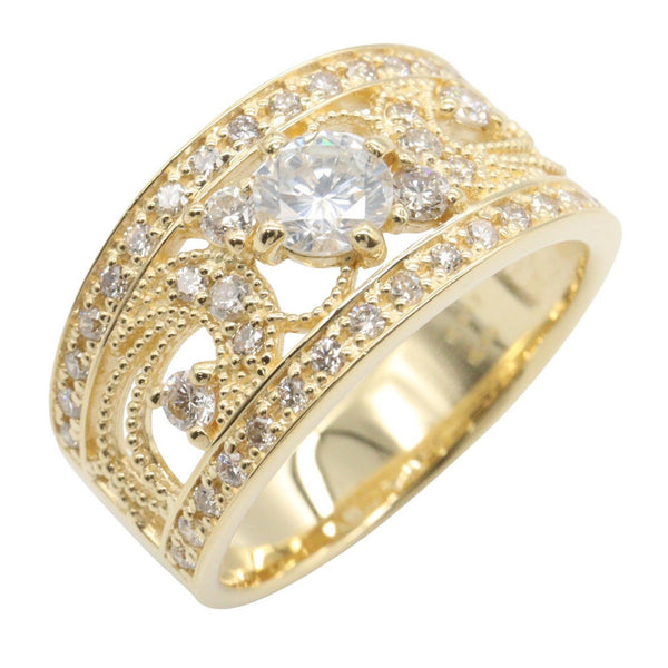 Au750 Diamond Ring