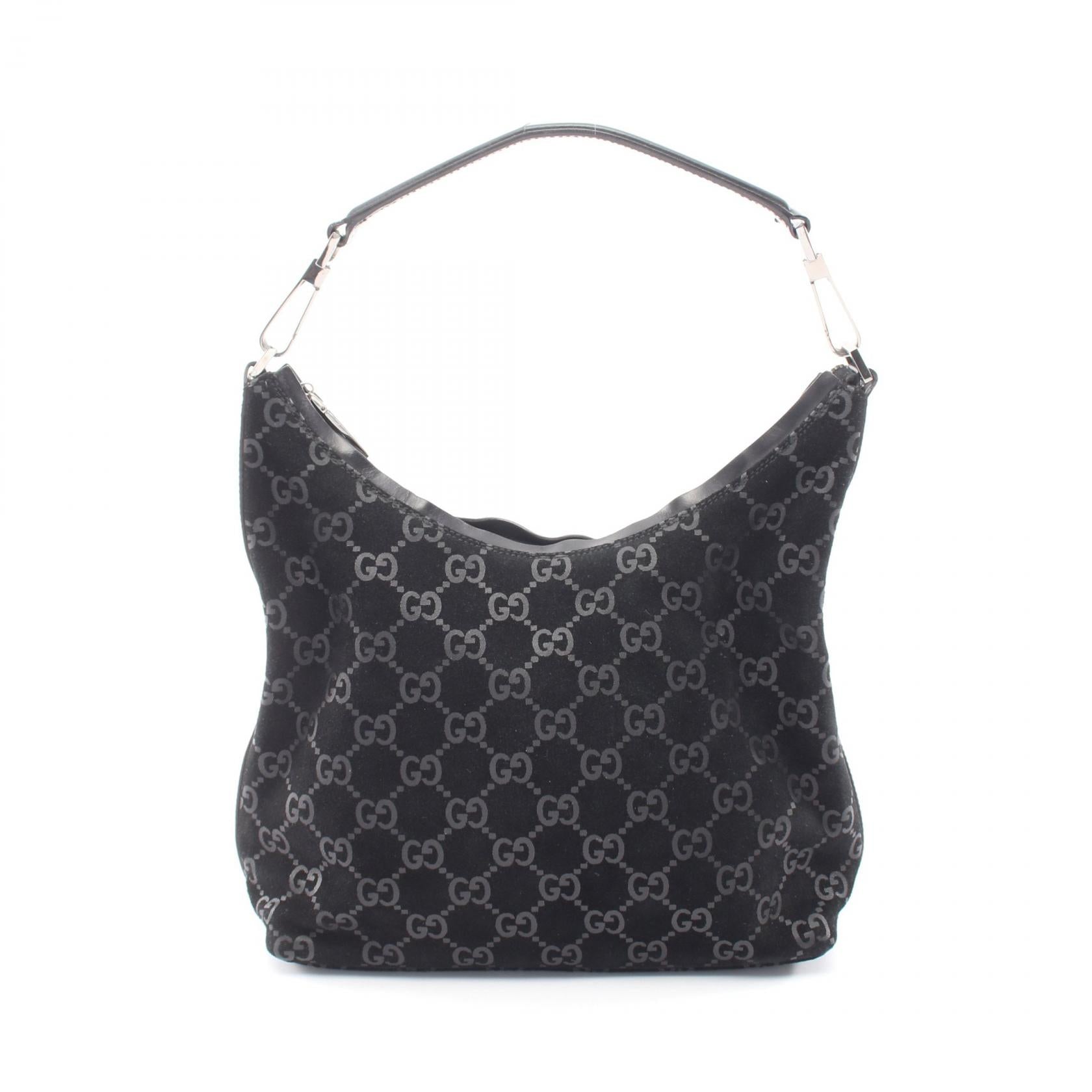 Gucci GG Suede Leather Shoulder Bag