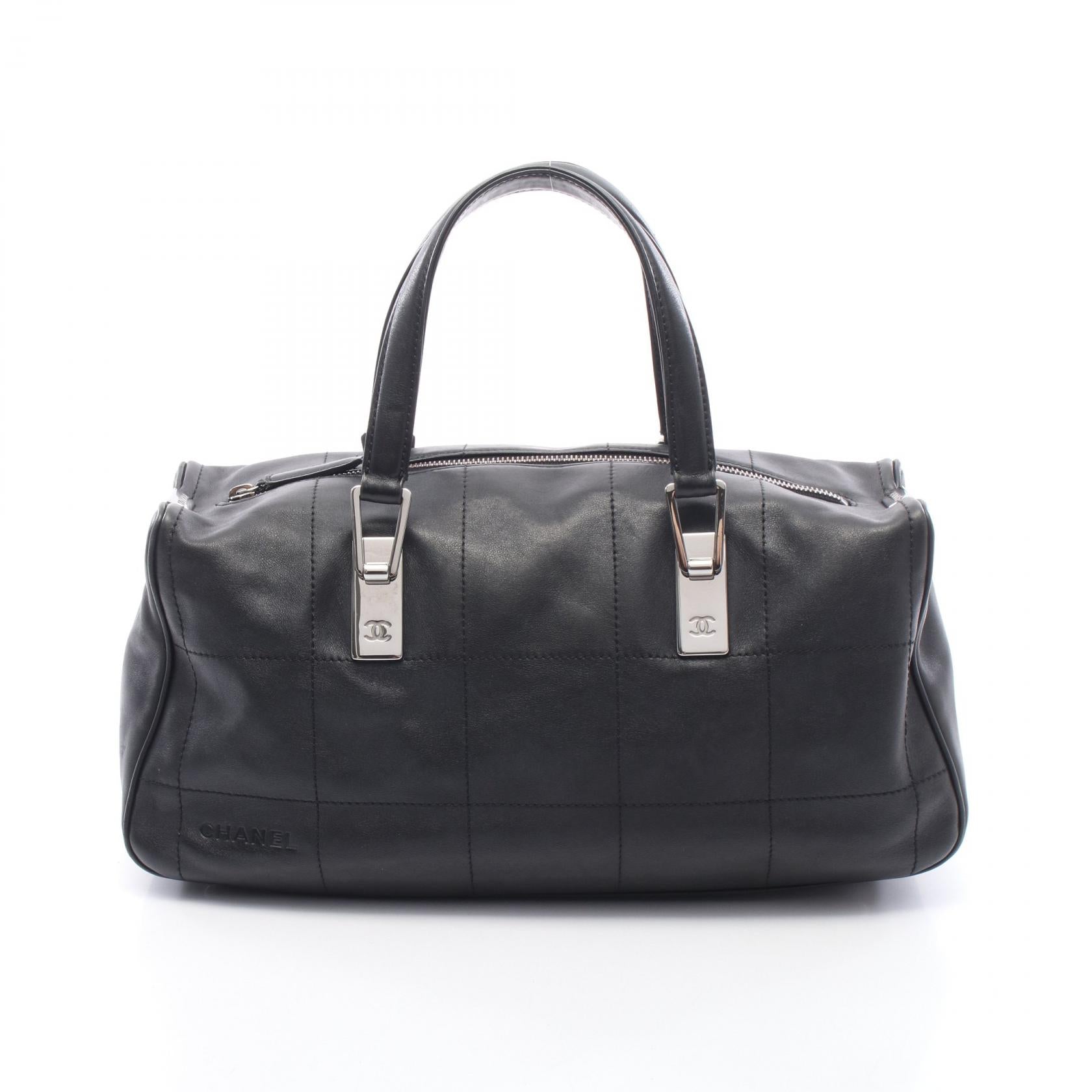 CHANEL Chocolate Bar Lambskin Tote Bag