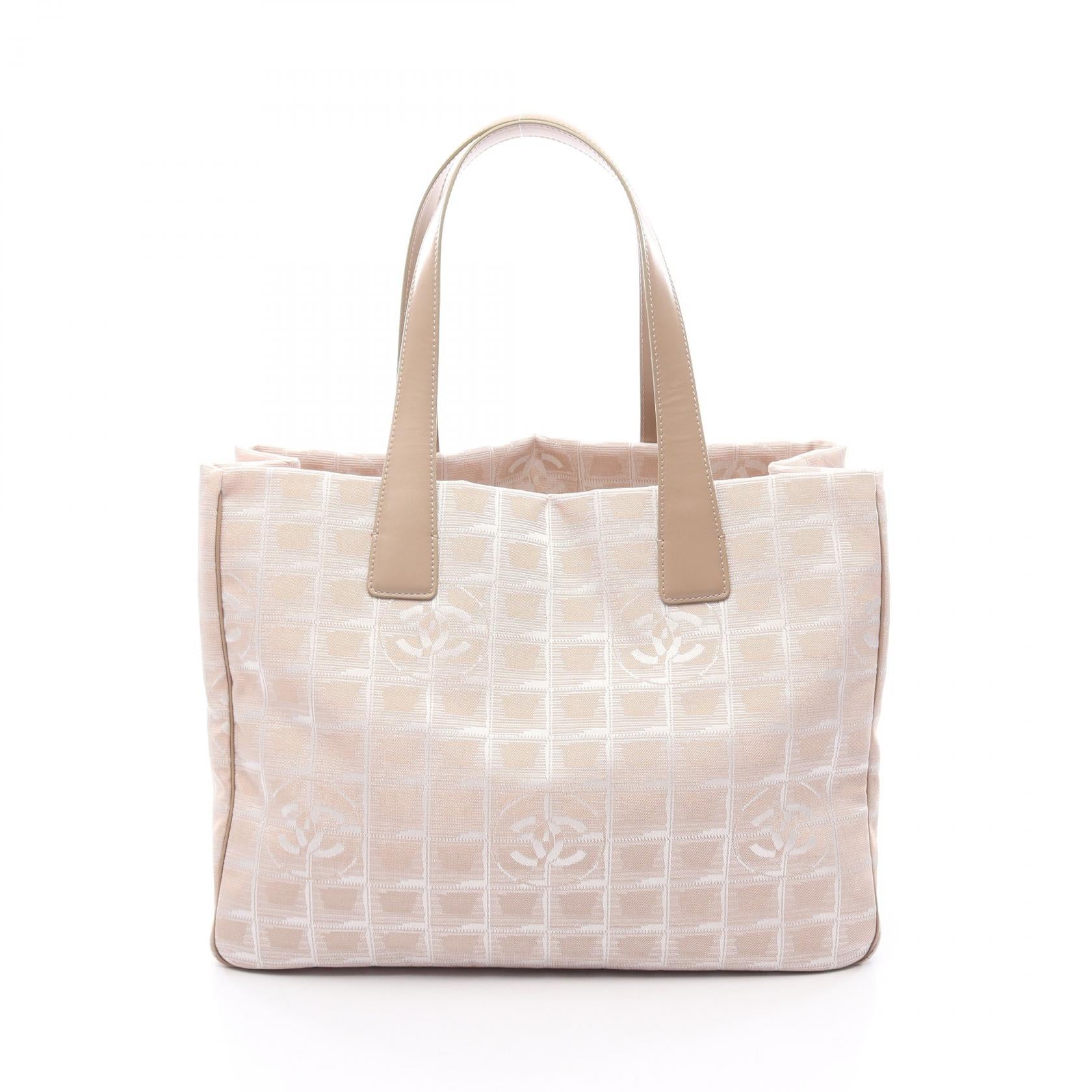 CHANEL New Travel Line Nylon Canvas Tote Bag