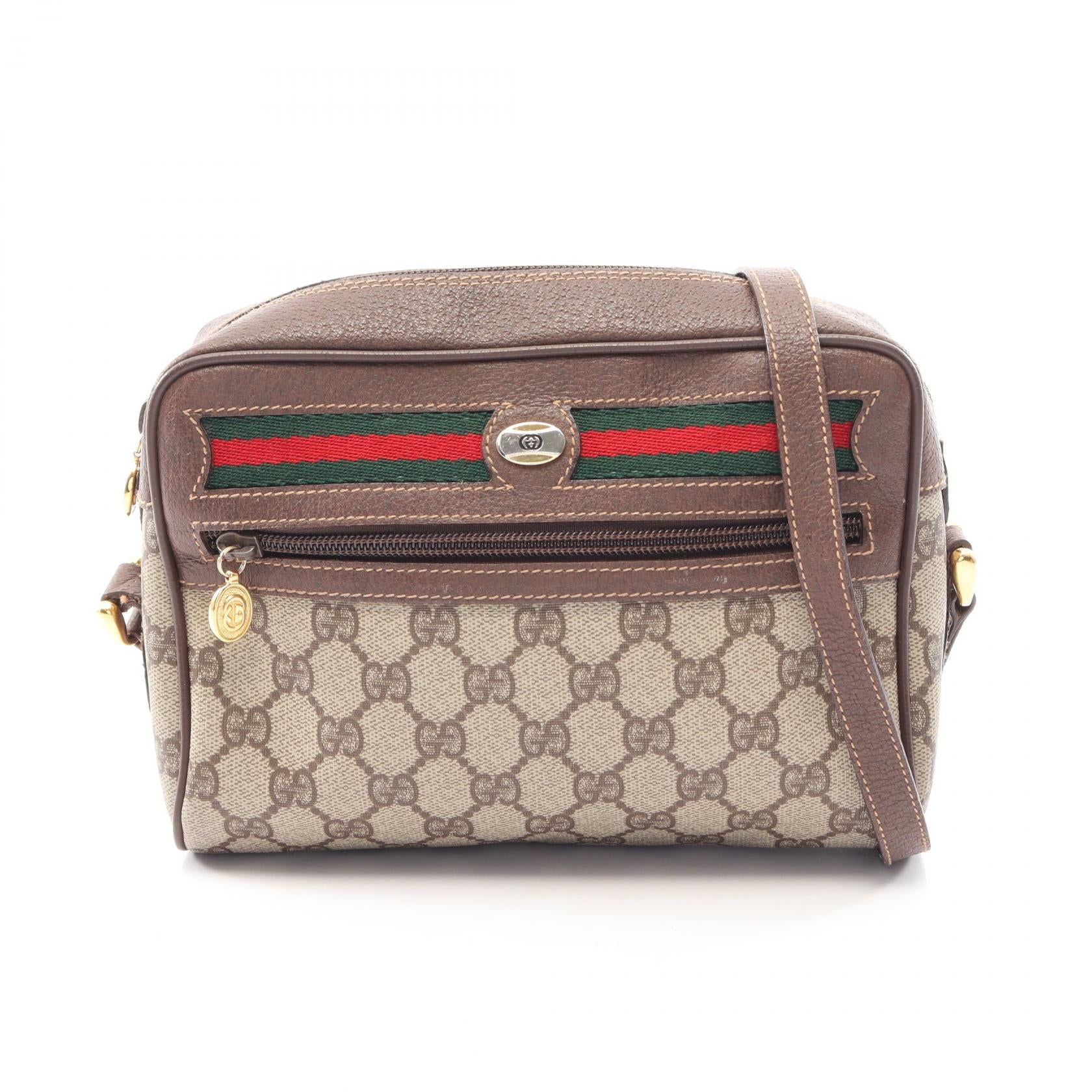 Gucci GG Plus Coated Canvas Shoulder Bag