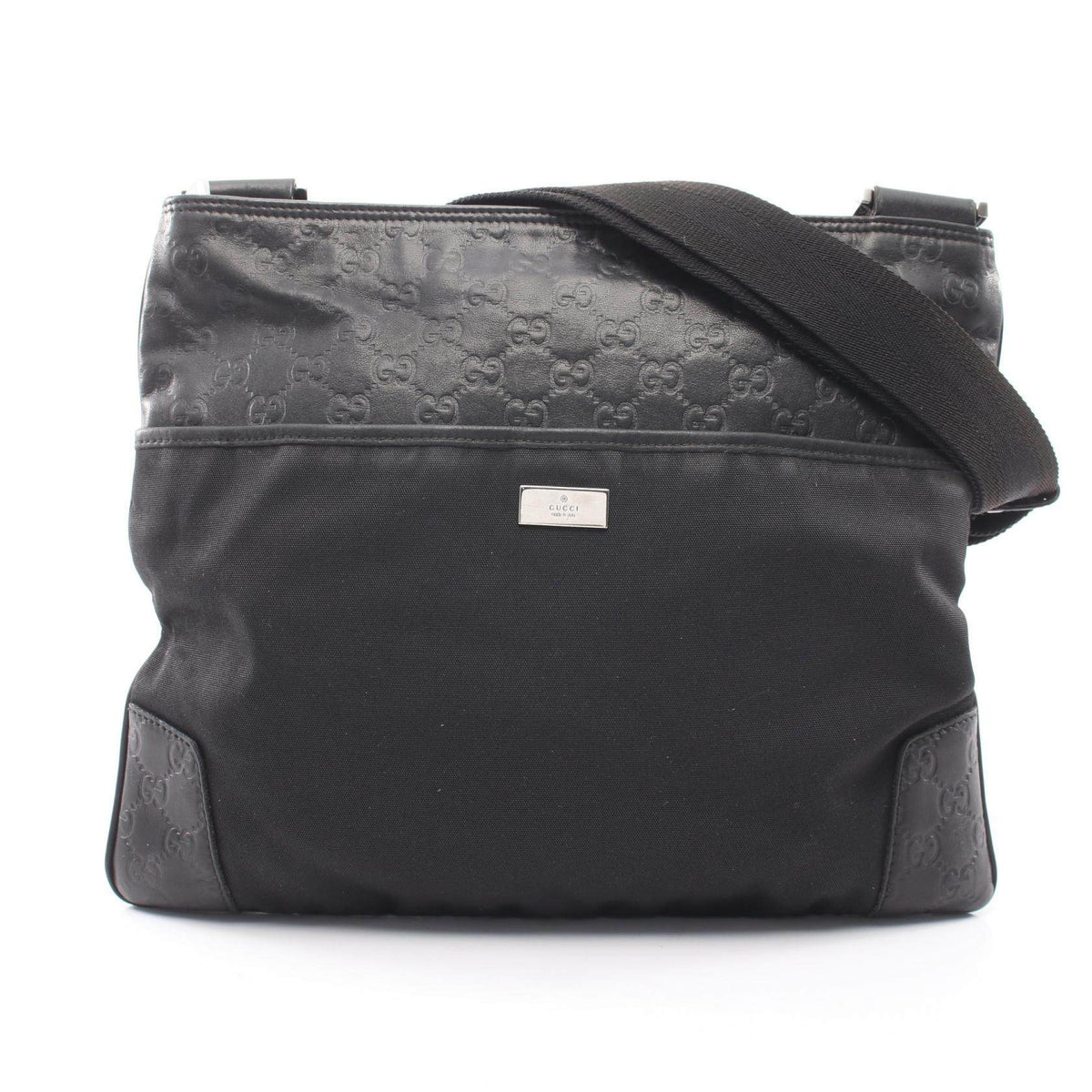 Gucci GG Supreme Leather Shoulder Bag