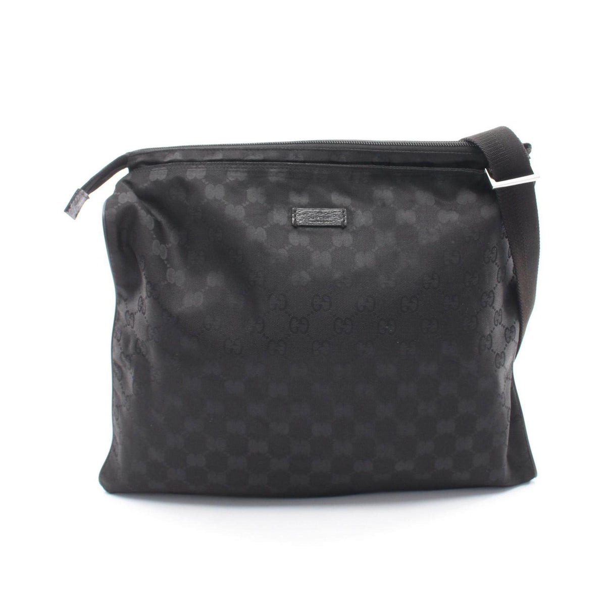Gucci GG Canvas Leather Shoulder Bag
