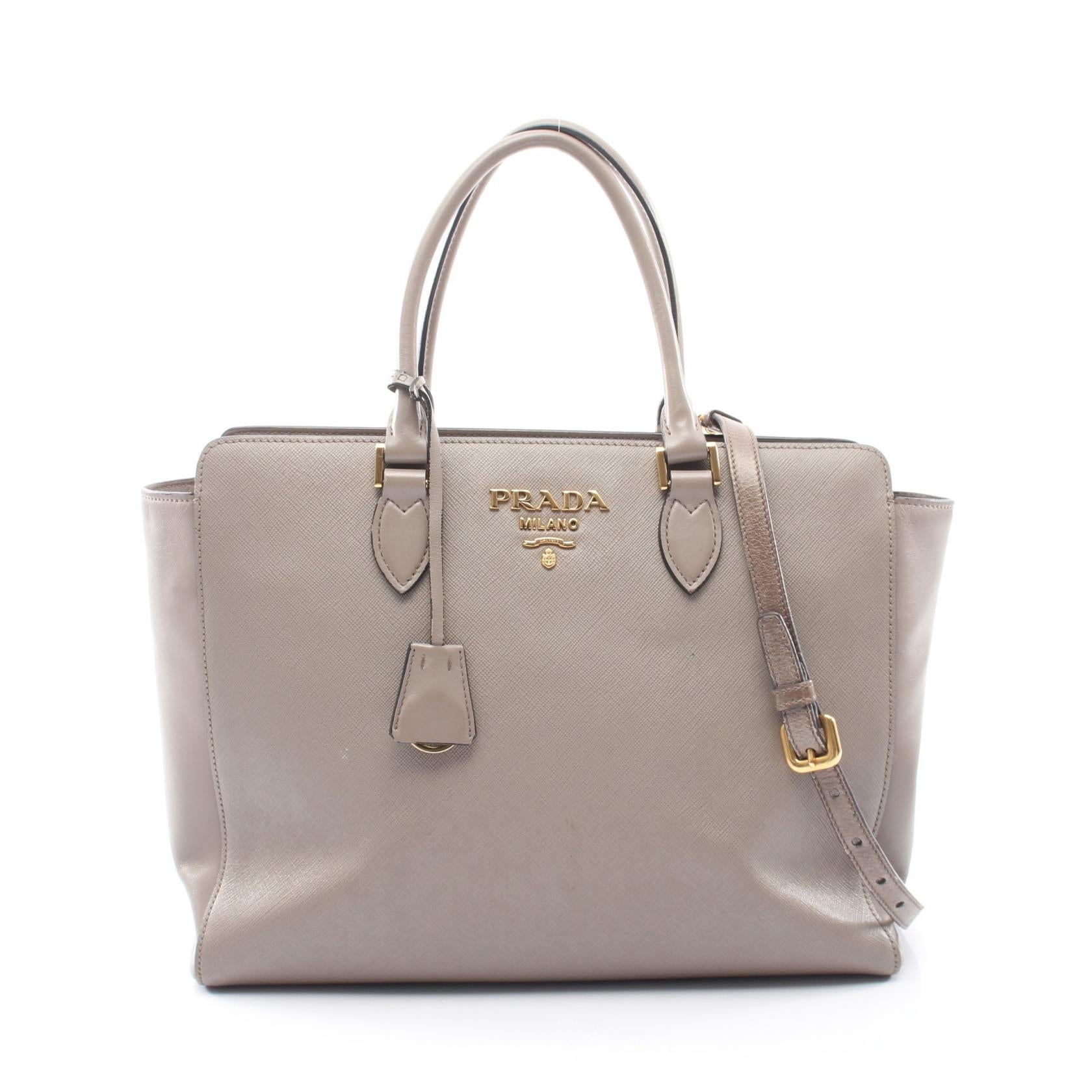 PRADA Saffiano Leather 2way Handbag