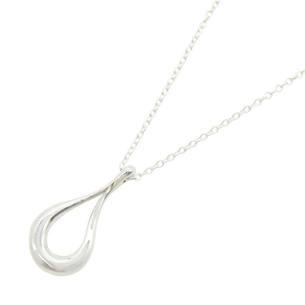 Tiffany&Co. Open Teardrop Silver Necklace