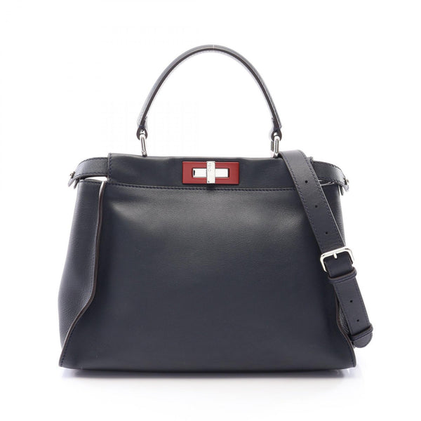 Fendi Peekaboo Leather 2way Handbag