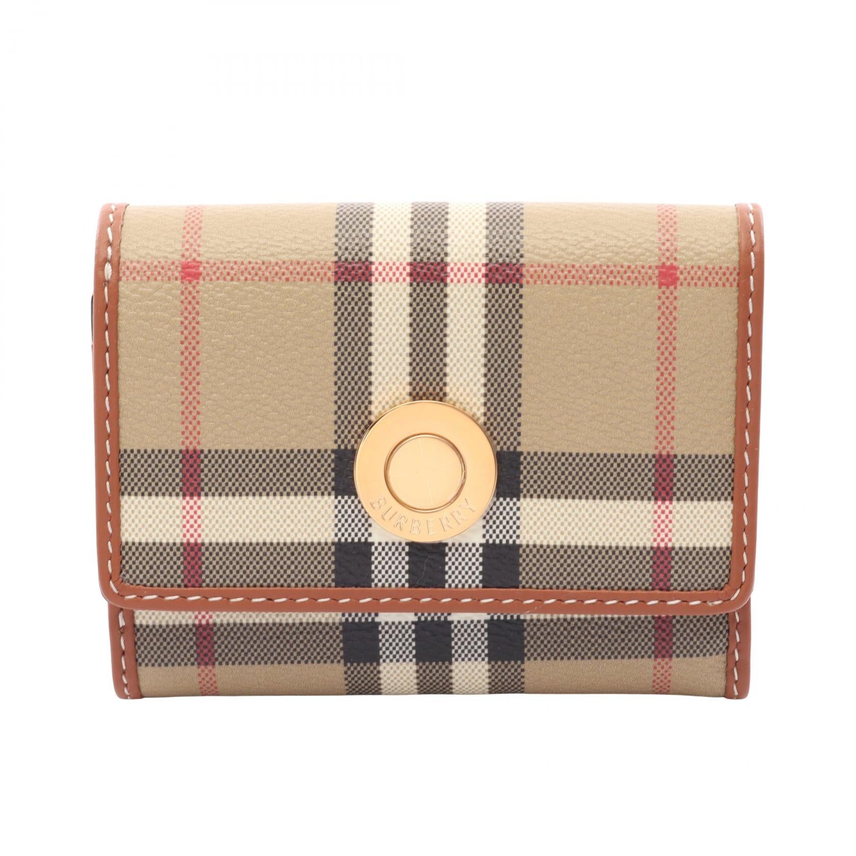 Burberry Nova Check Trifold Wallet