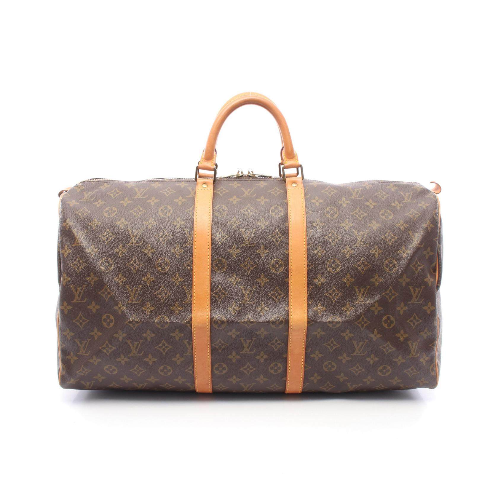 Louis Vuitton Keepall55 Monogram Boston Bag