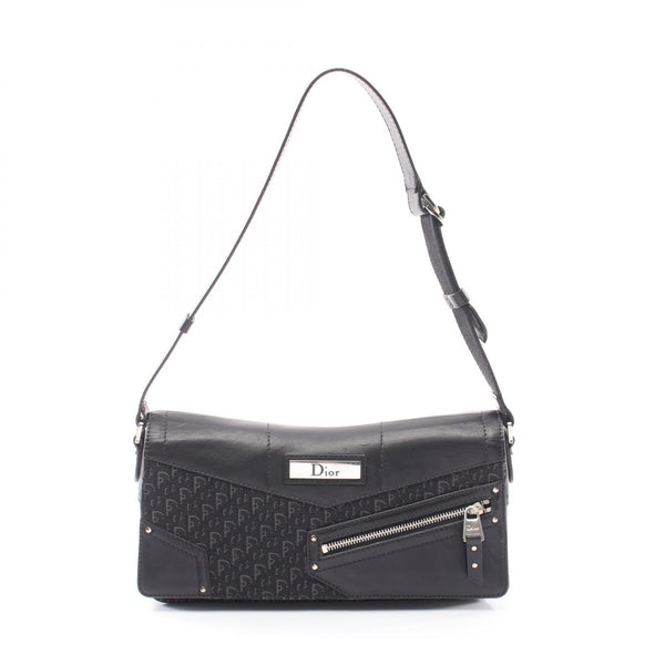 Dior Street Chic Trotter Canvas Leather Shoulder Bag