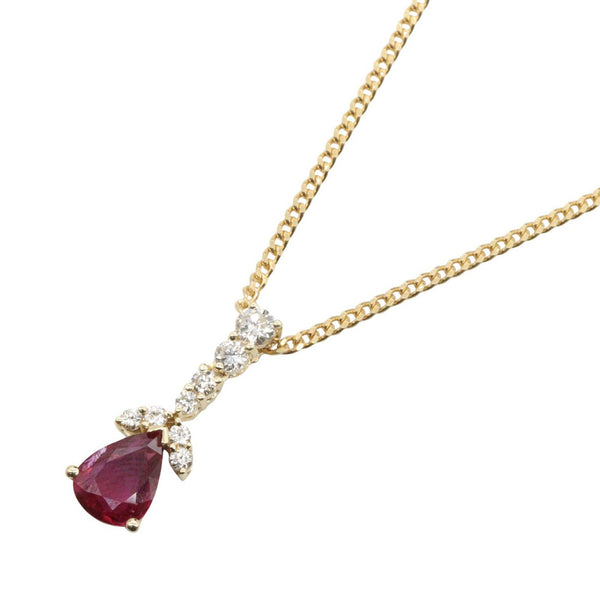 JEWELRY Au750 Diamond Gemstone Necklace