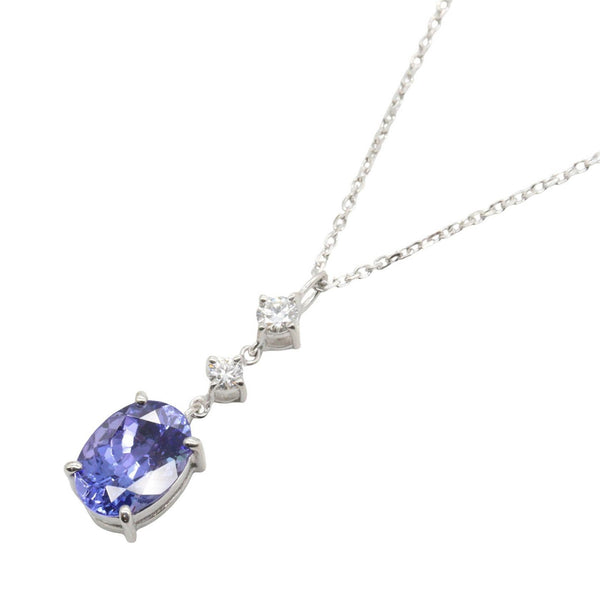 JEWELRY Au750 Diamond Tanzanite Necklace