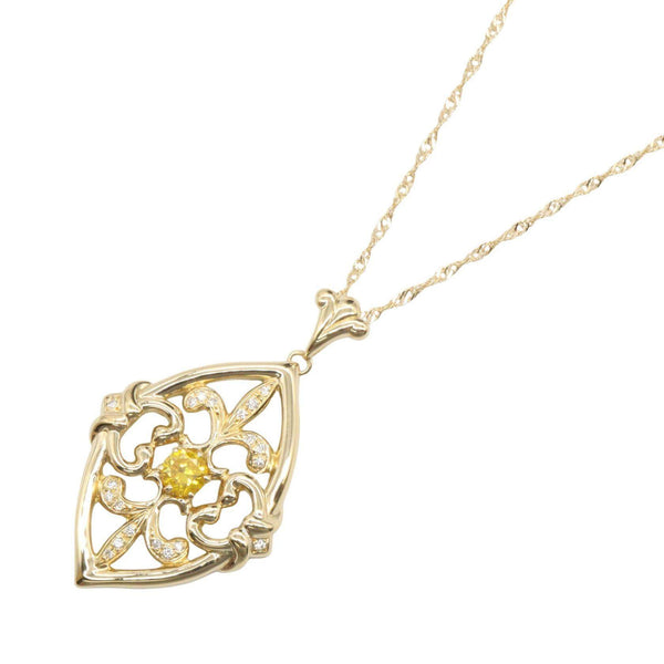 JEWELRY Au750 Yellow Diamond Necklace