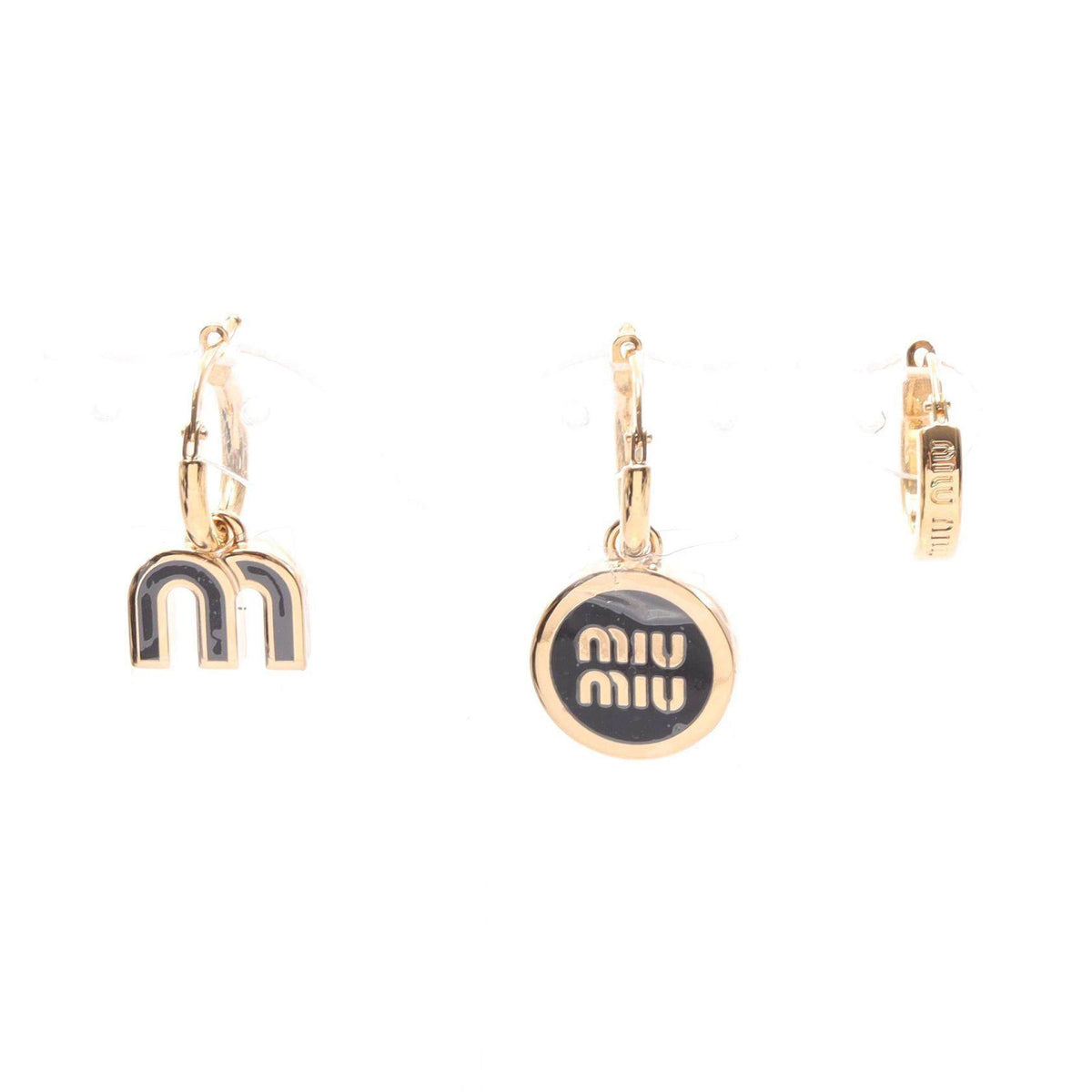 Miu Miu Enamel Metal Earrings Set