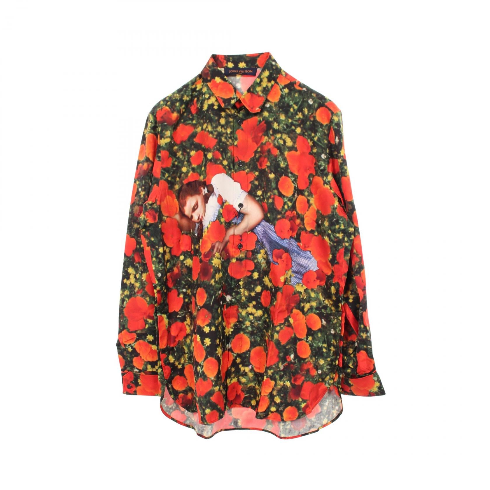 Louis Vuitton Plain Rainbow Silk Top