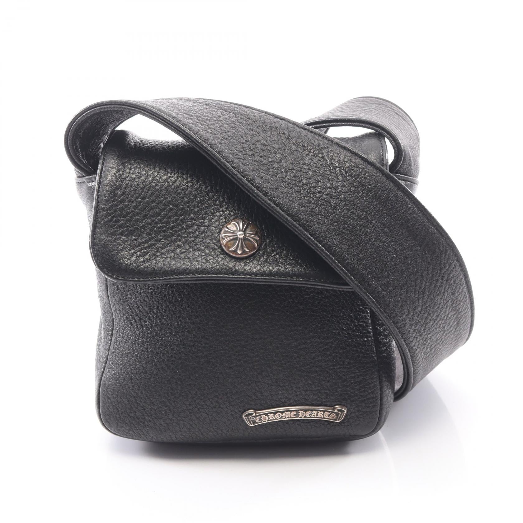 CHROME HEARTS HOT POT Leather Shoulder Bag