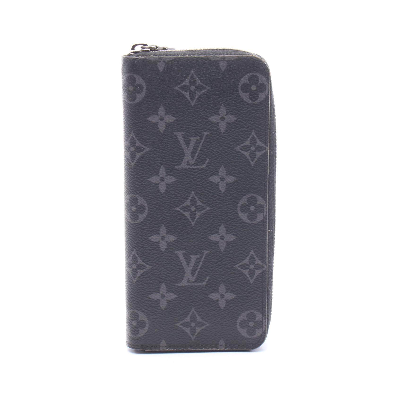 Louis Vuitton Zippy Wallet Vertical Monogram Eclipse Long Wallet