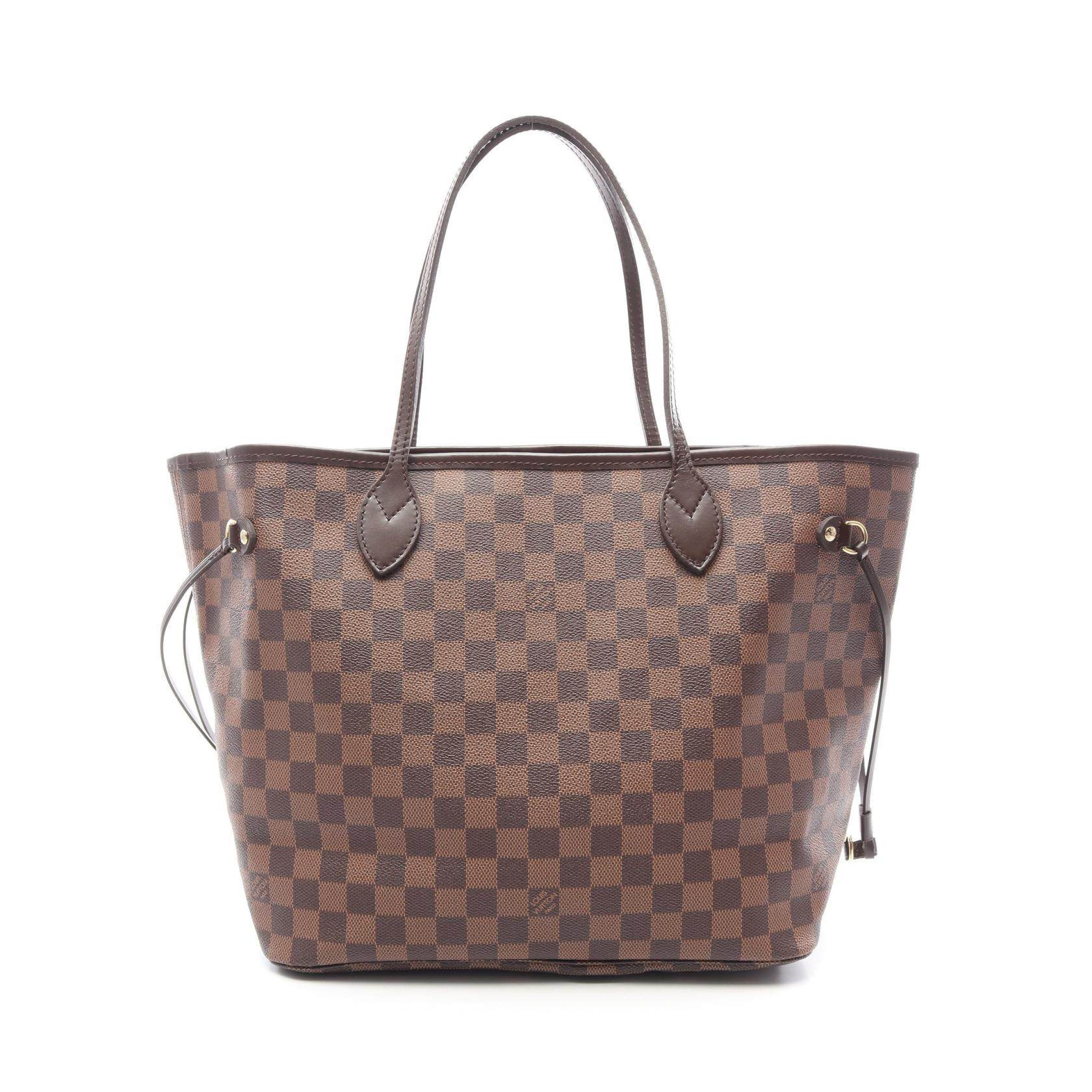 Louis Vuitton Neverfull MM Damier Ebene Tote Bag