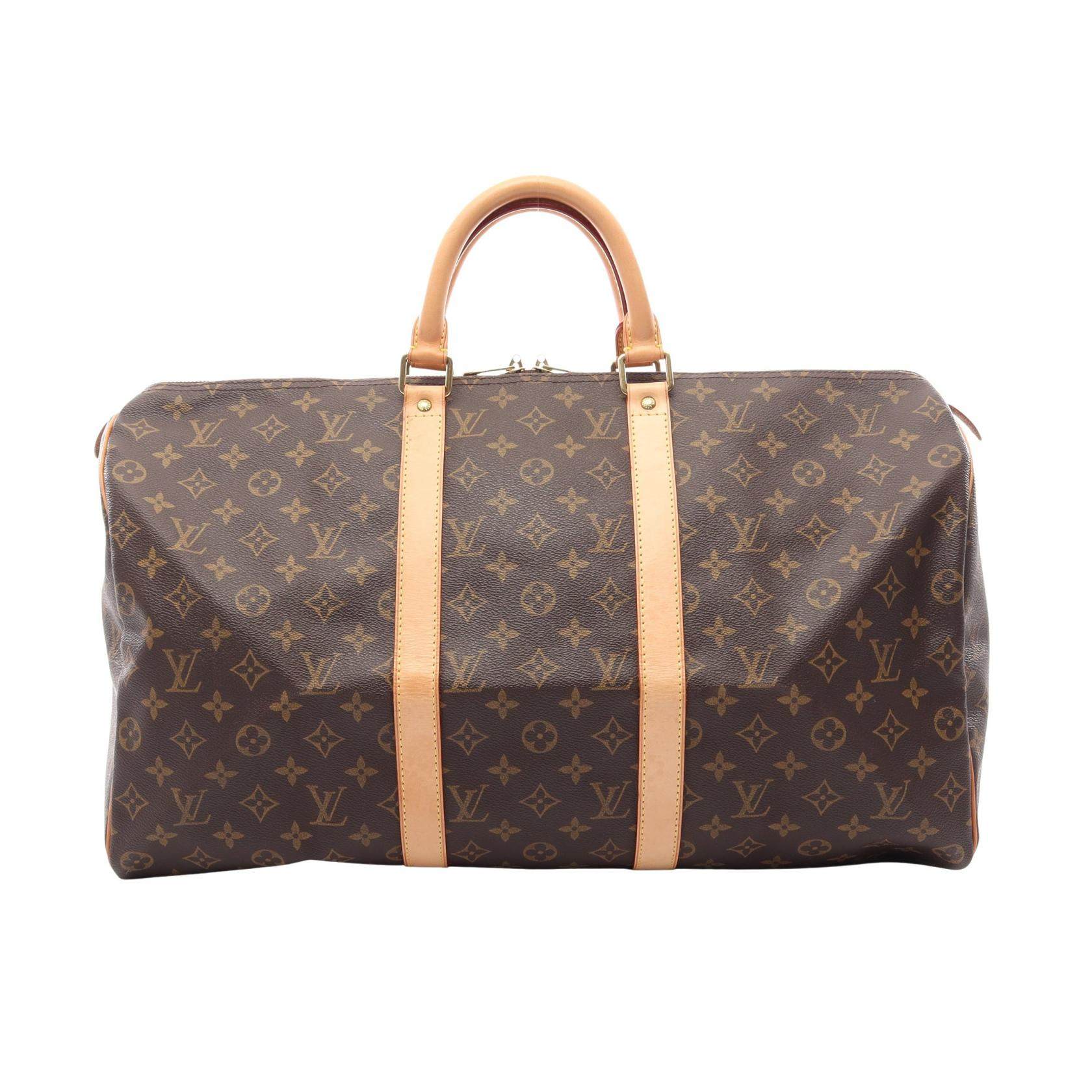 Louis Vuitton Keepall 50 Monogram Boston Bag