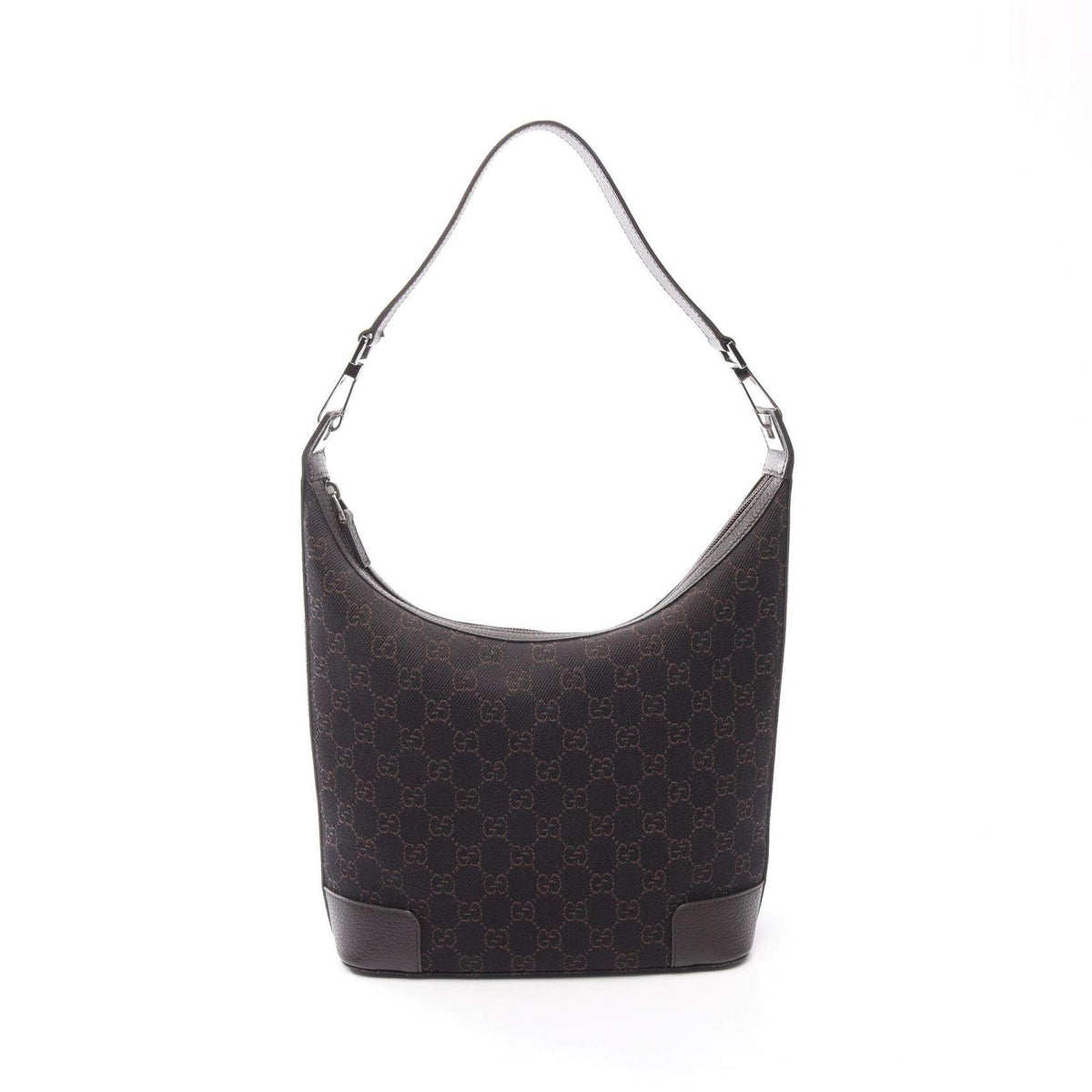 Gucci GG Canvas Leather Shoulder Bag