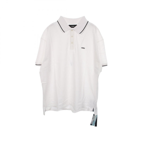 AMIRI Logo Embroidered Cotton Polo Shirt
