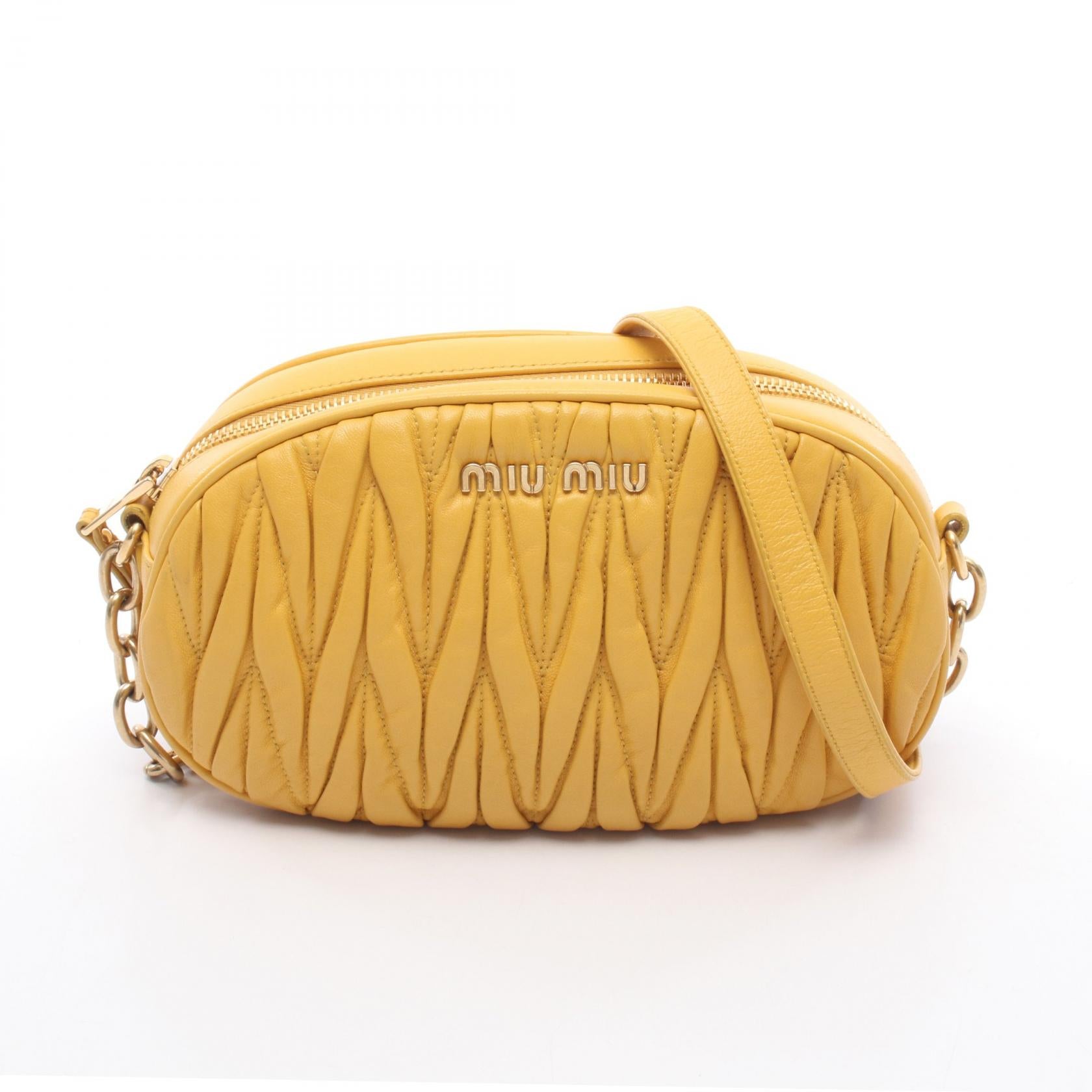 Miu Miu MATELASSE Lambskin Shoulder Bag