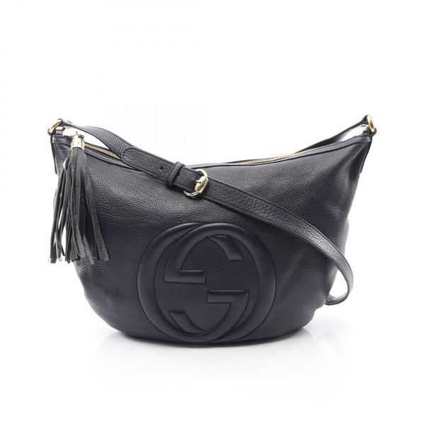 Gucci Soho Interlocking G Leather Shoulder Bag