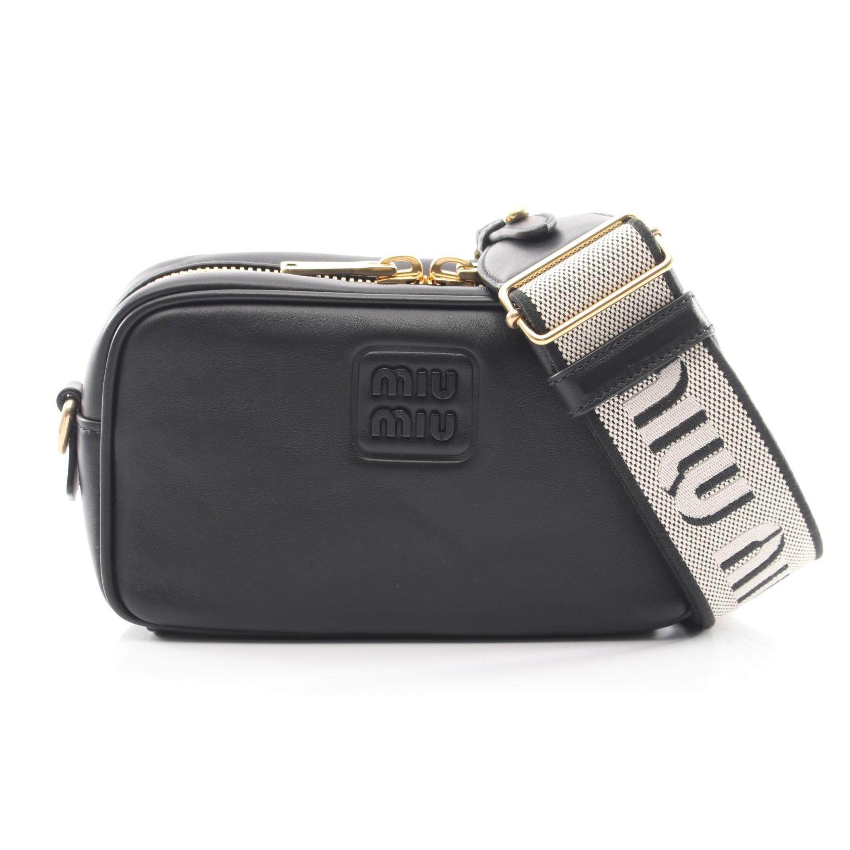 Miu Miu SAFTY PADDED Leather Shoulder Bag