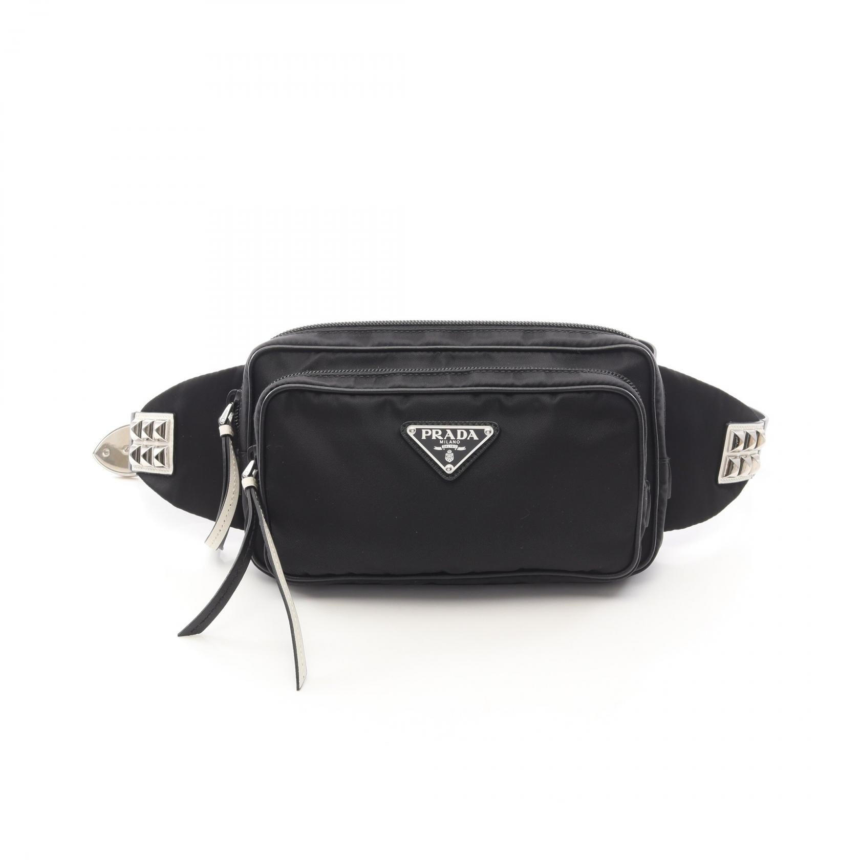 Prada Nylon Leather Waist Bag