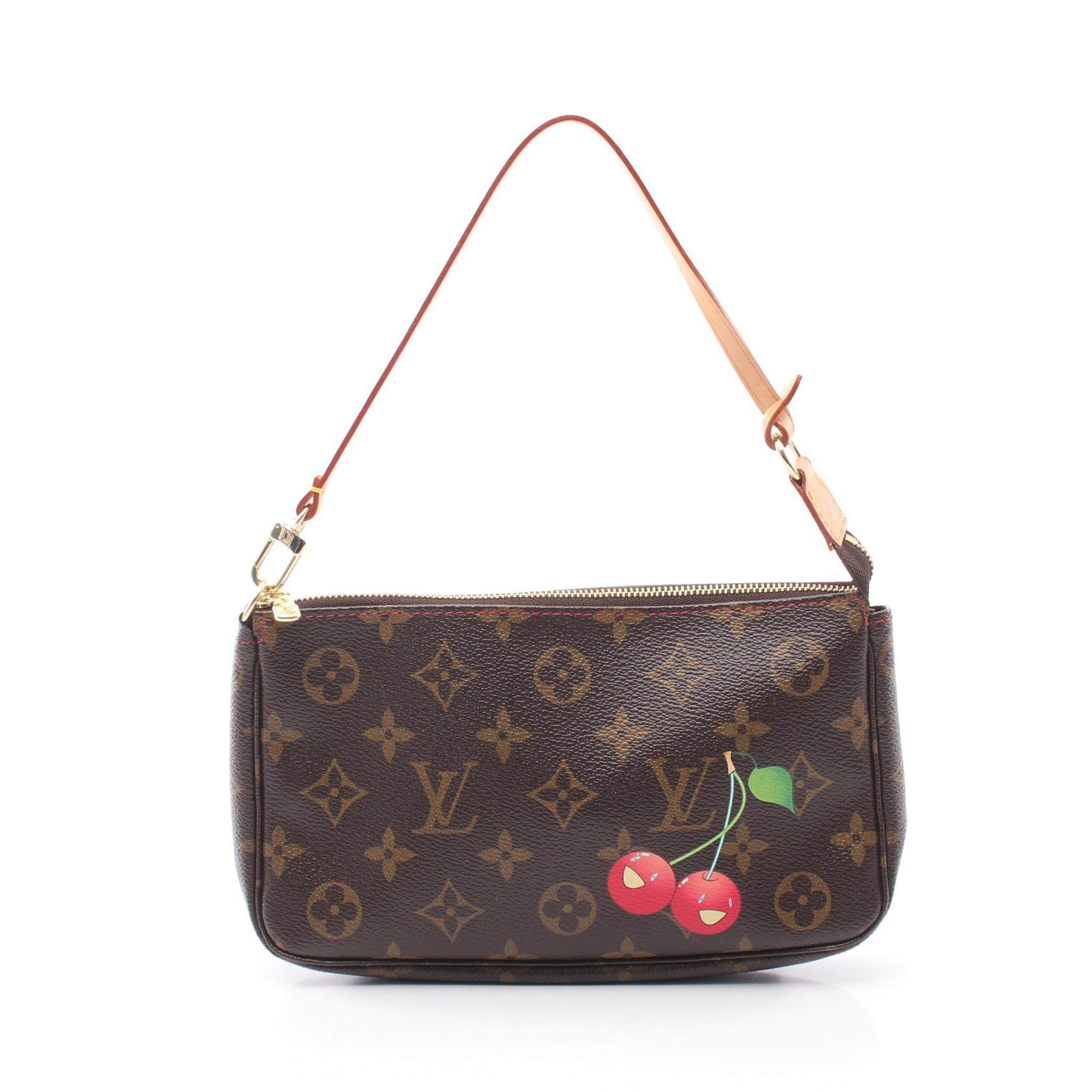 Louis Vuitton Pochette Accessoires Monogram Cherry pouch