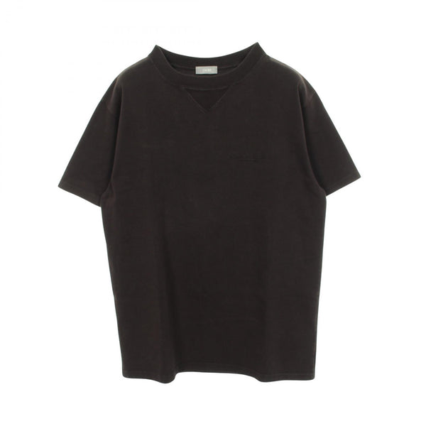 Dior Logo Embroidery Cotton T Shirt