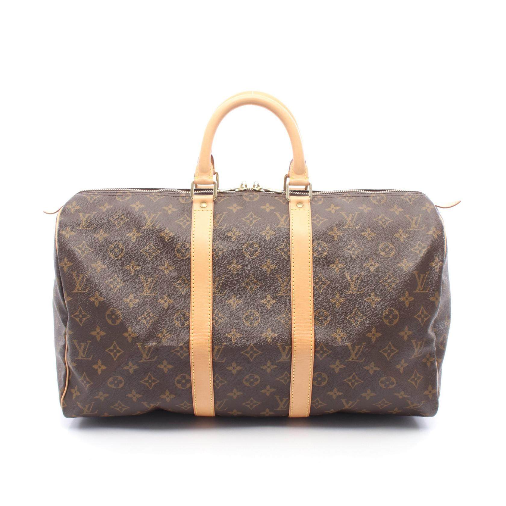Louis Vuitton Keepall 45 Monogram Boston Bag