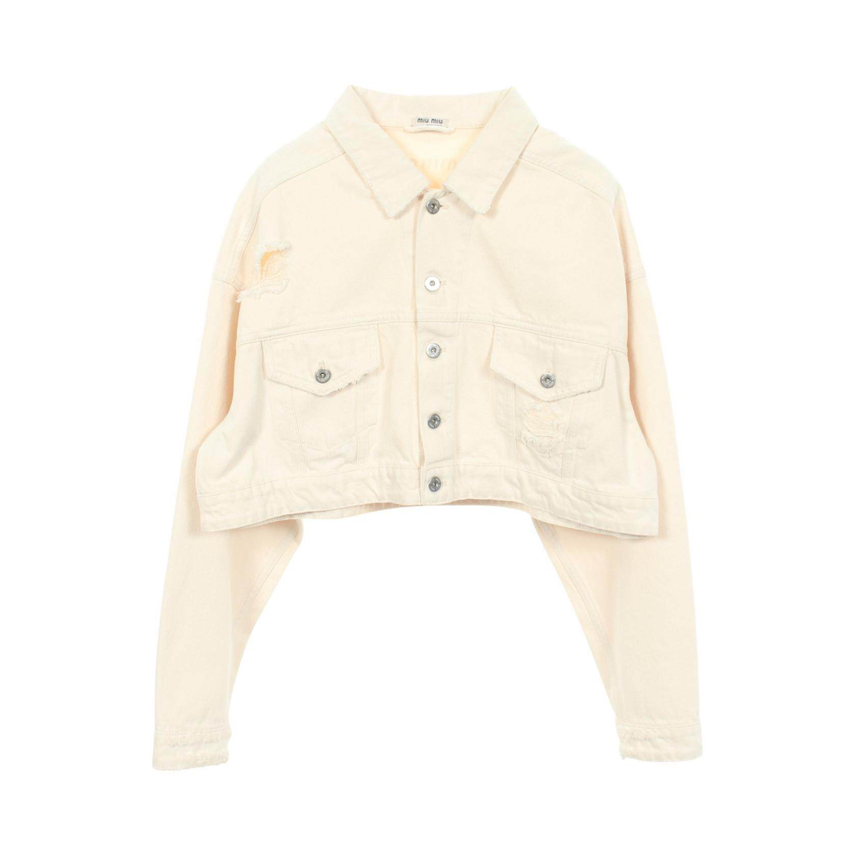 Miu Miu Cotton Denim Jacket