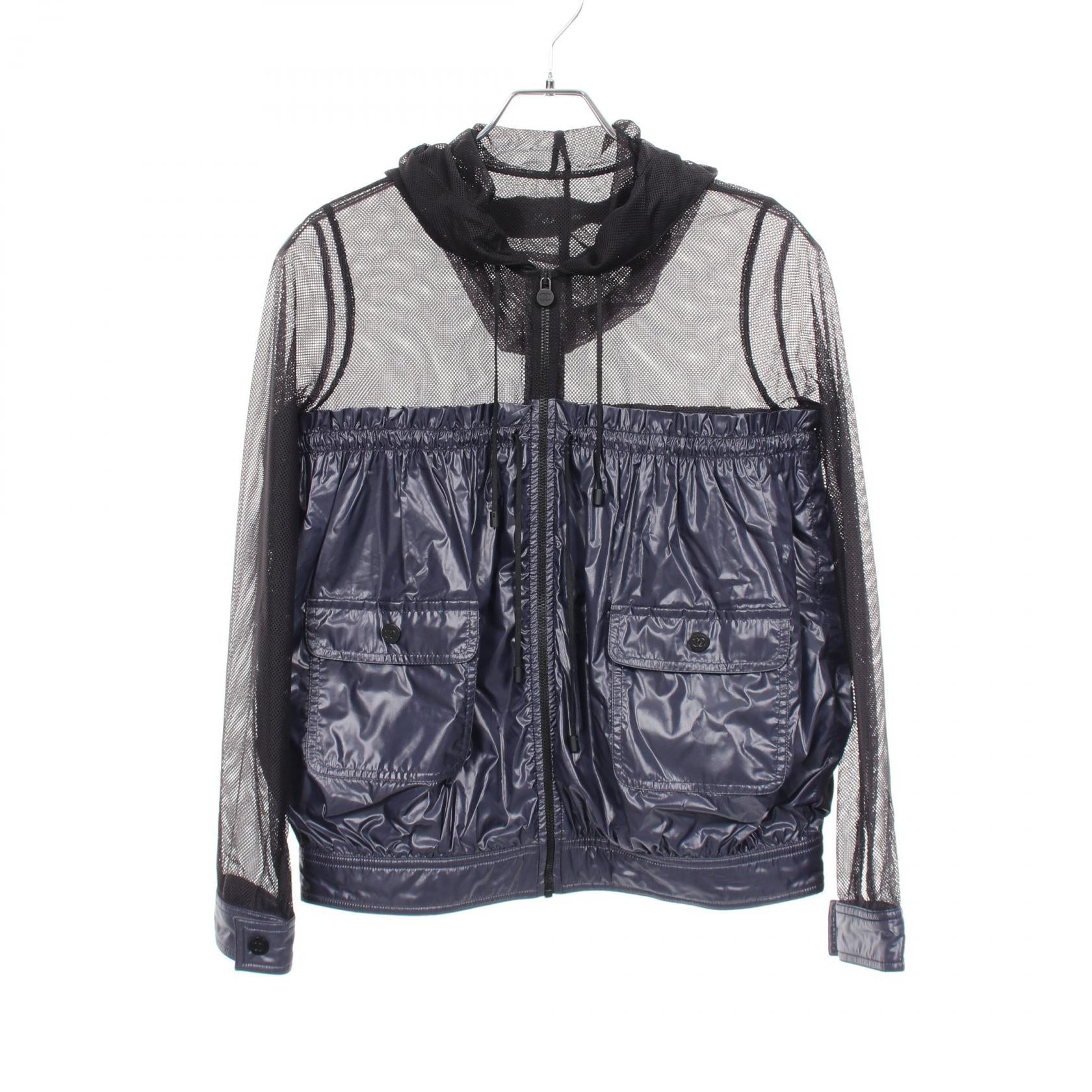 Chanel Coco Mark Mesh Hooded Jacket