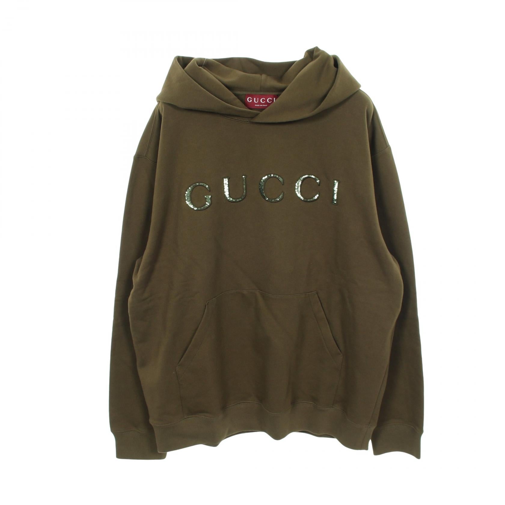 Gucci Sequin Logo Cotton Hoodie