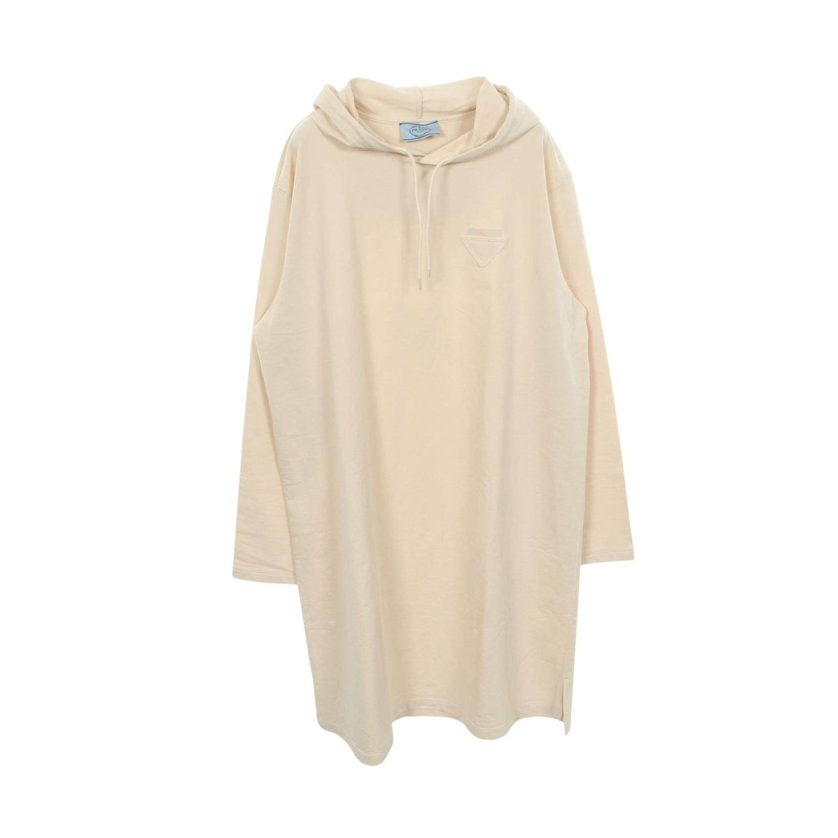 Prada Cotton Hooded Sweatshirt Dress