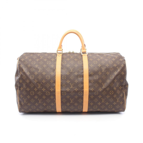 Louis Vuitton Keepall 55 Monogram Coated Canvas Boston Bag