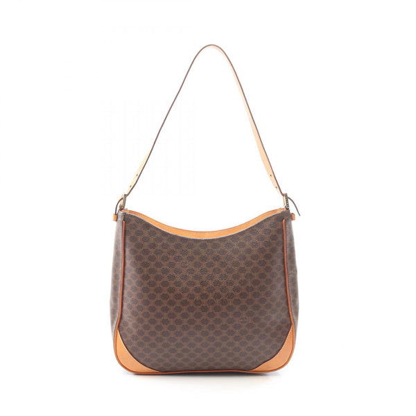 CELINE Macadam Coated Canvas Shoulder Bag