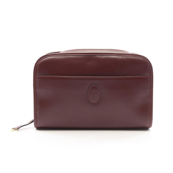 Cartier Must Line Leather Clutch Bag