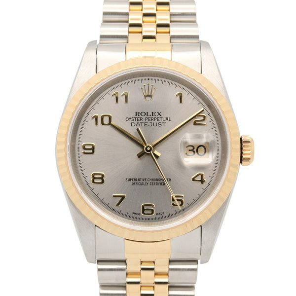 Rolex Datejust Au750 Stainless Steel Watch