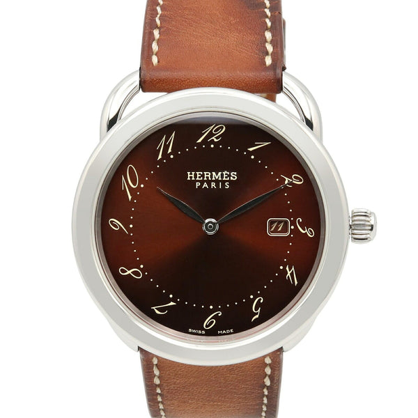 Hermes Arceau Stainless Steel Mens Watch