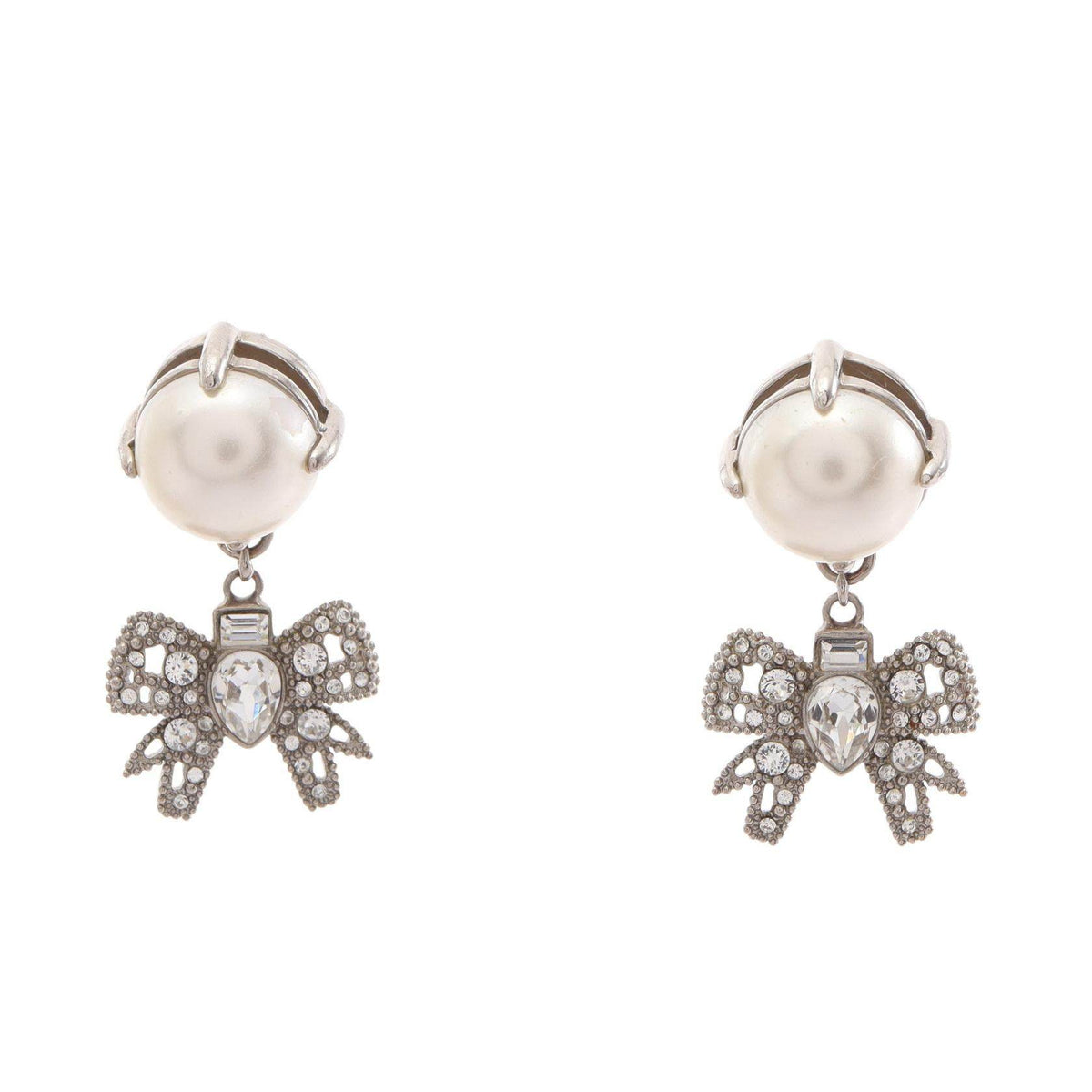 Miu Miu Ribbon Earrings