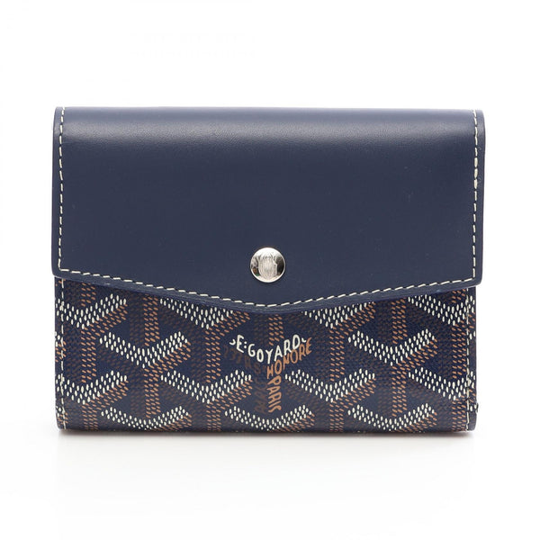 Goyard Saint Gabriel PVC Coated Canvas Leather Trifold Wallet