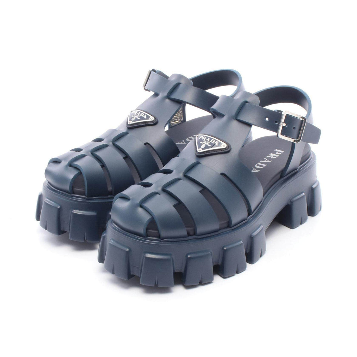Prada Monolith Rubber Sandals