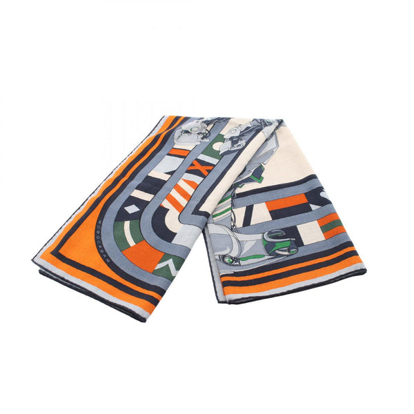 Hermes Carre100 ROBOCABAR Silk Cashmere Scarf