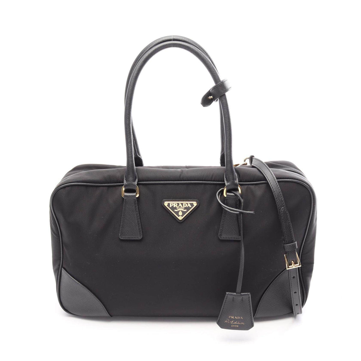 Prada Re-Edition 1978 Nylon Saffiano Leather 2way Handbag