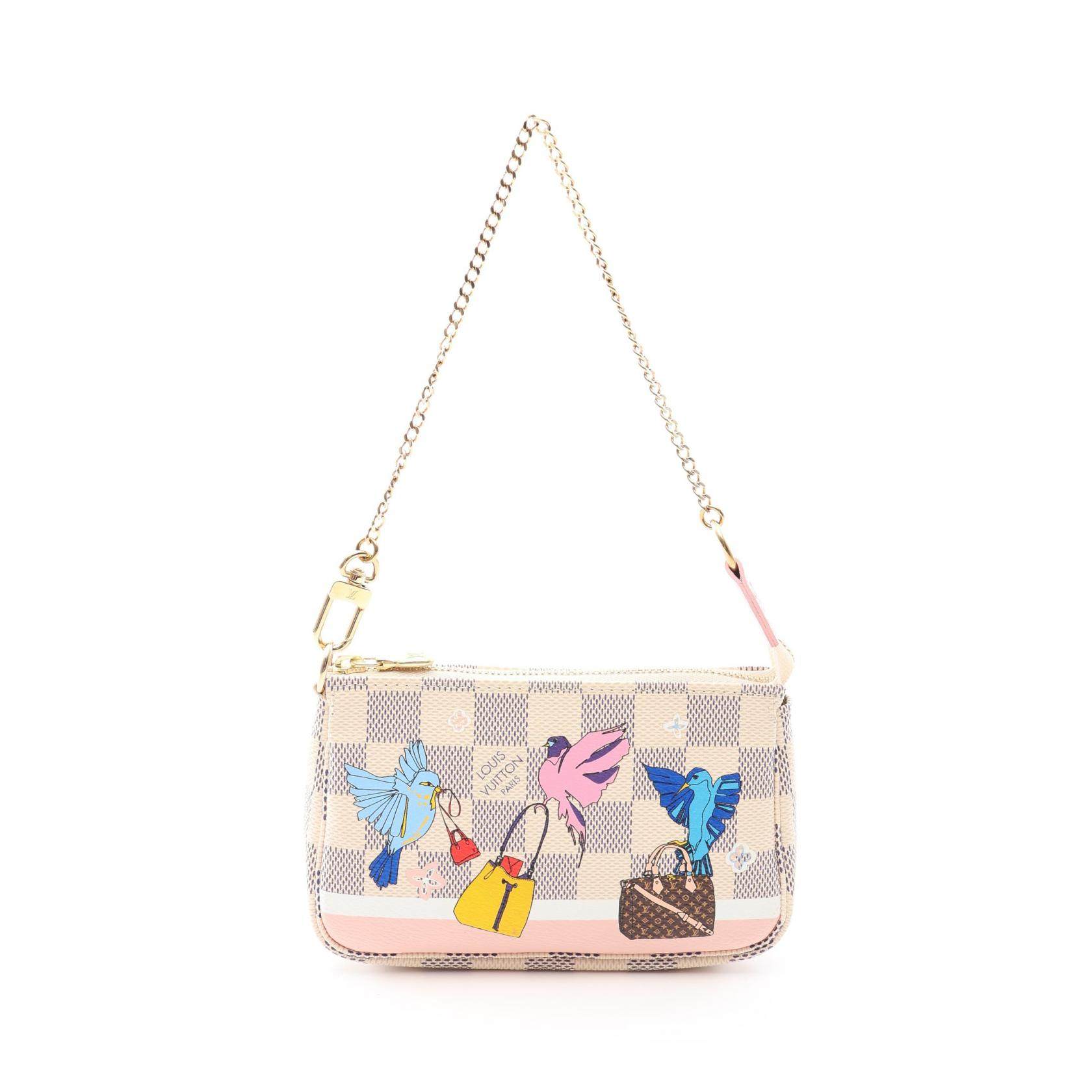 Louis Vuitton Mini Pochette Accessoires Damier Azur handbag