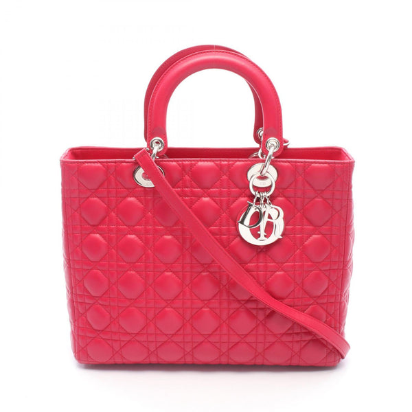 Dior Lady Dior Leather 2way Bag