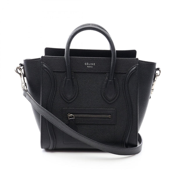 CELINE Luggage Nano Shopper Leather 2way Bag